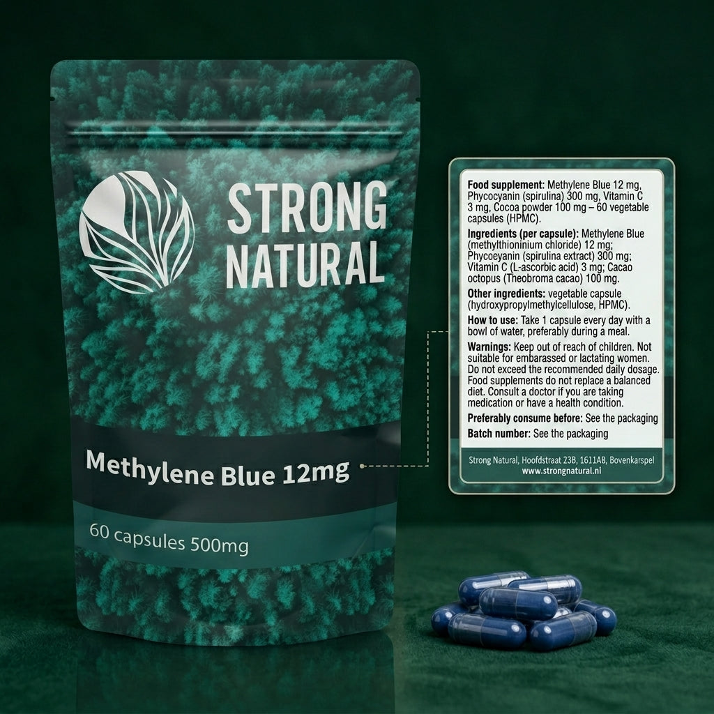 Azul de metileno 12 mg 60 Cápsulas