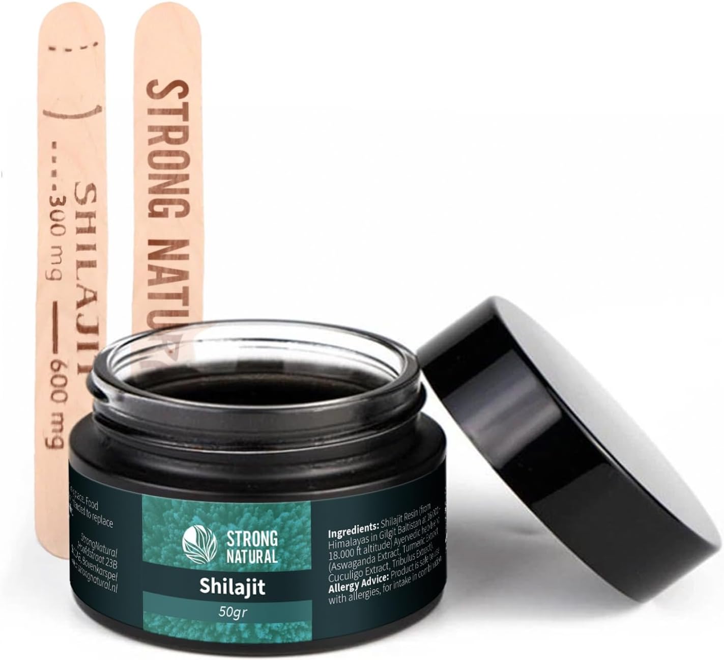 Originele Himalaya Shilajit Hars 50g – Premium Kwaliteit met Fulvinezuren & Mineralen | Strong Natural