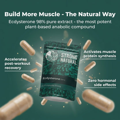Ecdysterone 98% 120 cápsulas 500mg