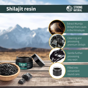 Originele Himalaya Shilajit Hars 50g – Premium Kwaliteit met Fulvinezuren & Mineralen | Strong Natural