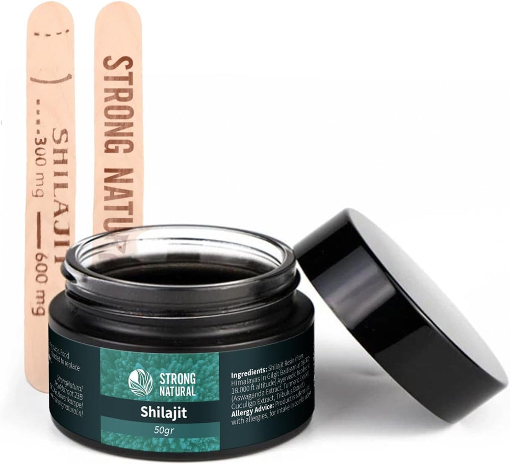 Originele Himalaya Shilajit Hars 50g – Premium Kwaliteit met Fulvinezuren & Mineralen | Strong Natural